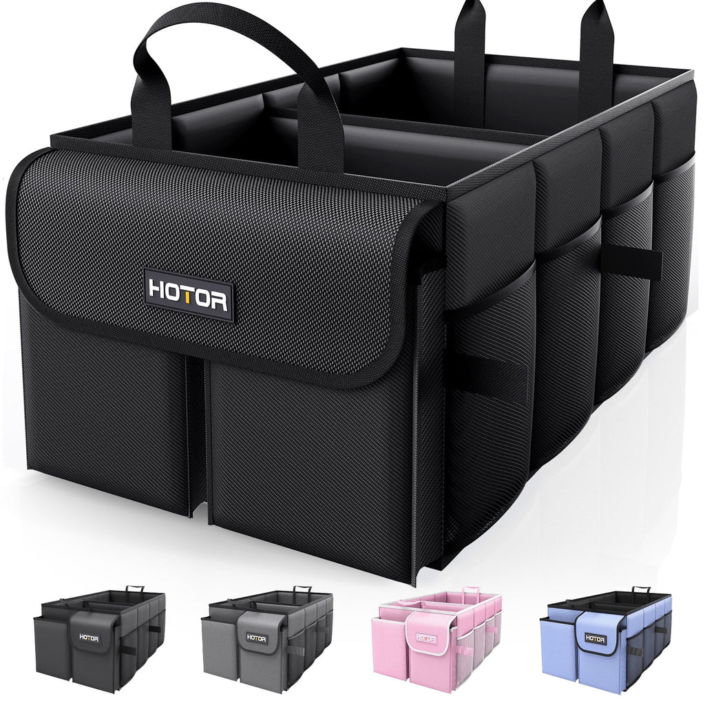 Maximize Your Space with Our Versatile Trunk Organizer - Large Capacity Car Storage Solution for Tools, Groceries, and More!
