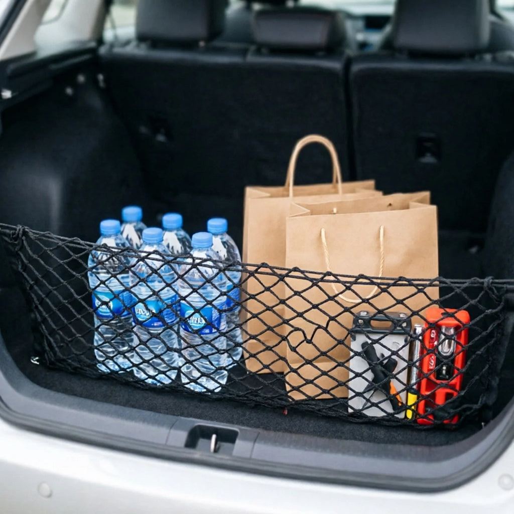 Maximize Your Space with Our Universal Elastic Car Trunk Organizer Net – Perfect for SUVs, Trucks, and All Vehicles!
