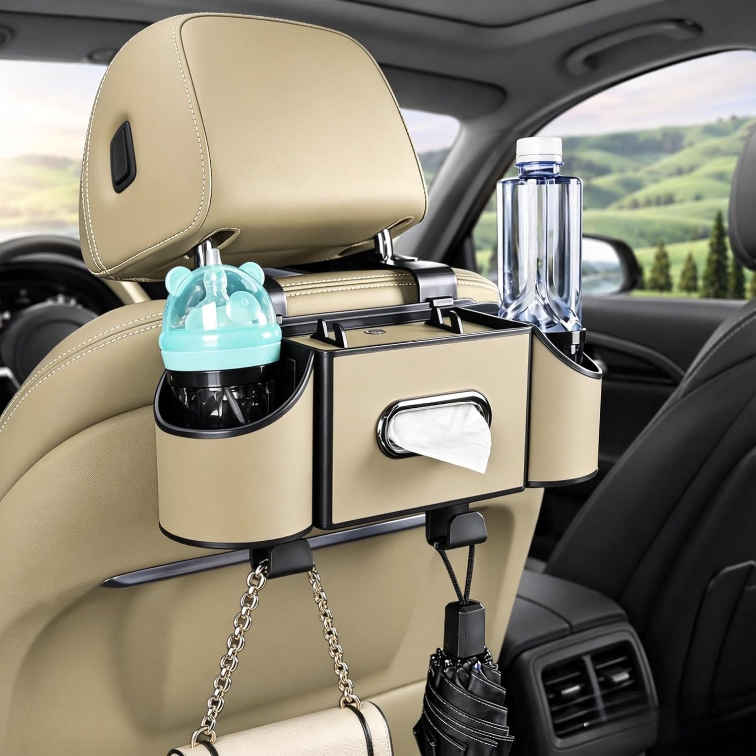 Transform Your Travel Experience with the 4-In-1 Multi-Pocket Car Organizer – Ultimate Back Seat Storage Solution for Every Journey