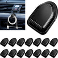 15 Pack of Black Mini Car Sticky Hooks | Ultimate Multifunctional Adhesive Organizers for Keys, Cables, and Sunglasses in Your Vehicle