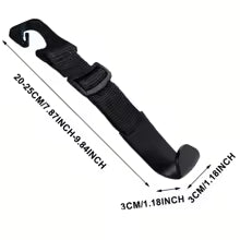 Adjustable Headrest Hooks (4-Pack)