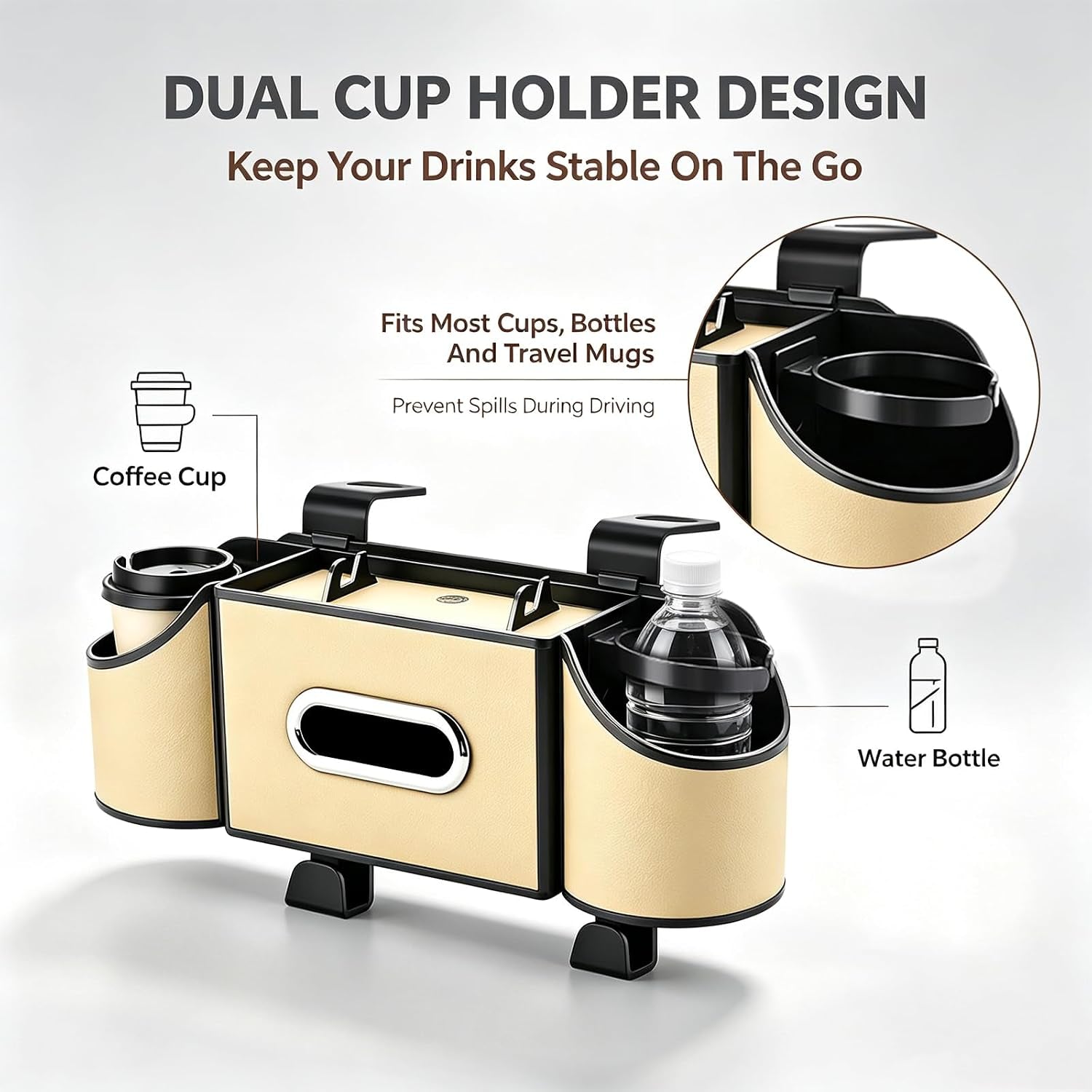 Transform Your Travel Experience with the 4-In-1 Multi-Pocket Car Organizer – Ultimate Back Seat Storage Solution for Every Journey