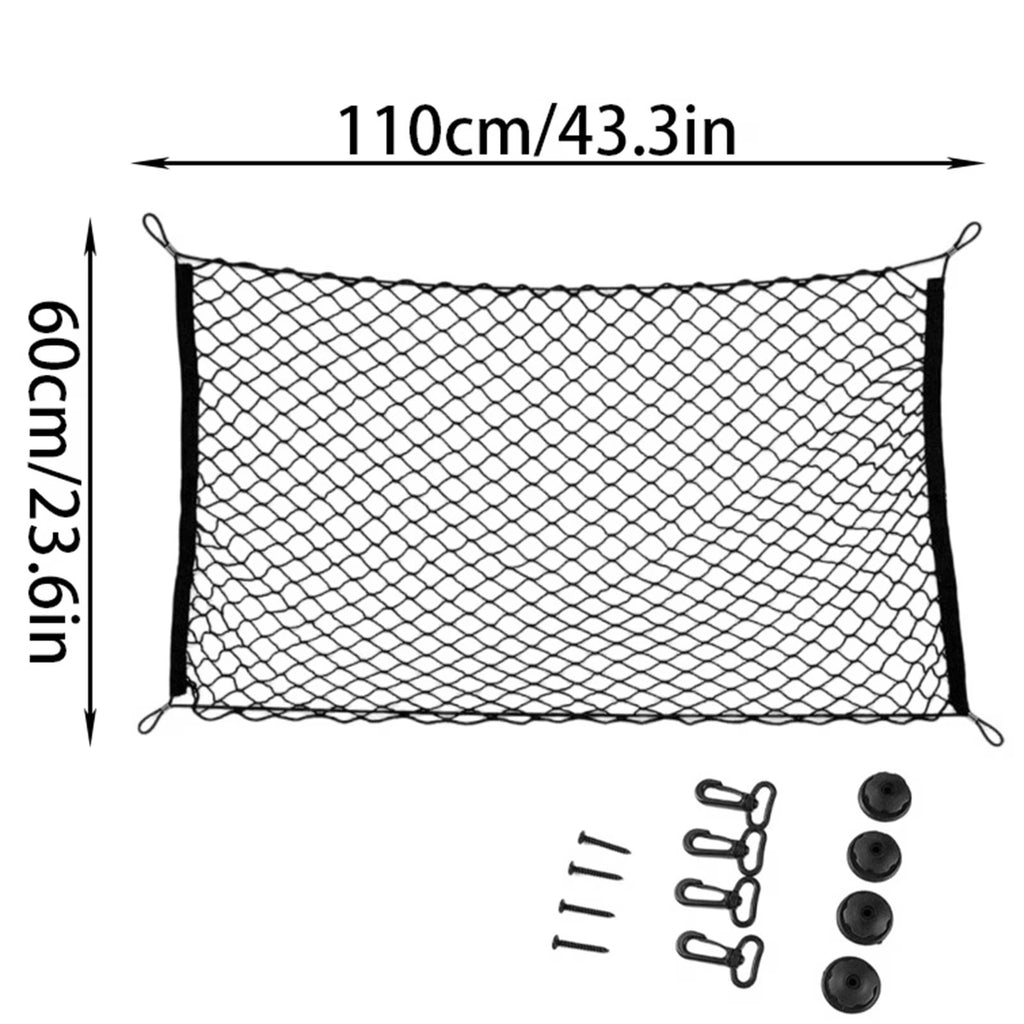 Maximize Your Space with Our Universal Elastic Car Trunk Organizer Net – Perfect for SUVs, Trucks, and All Vehicles!