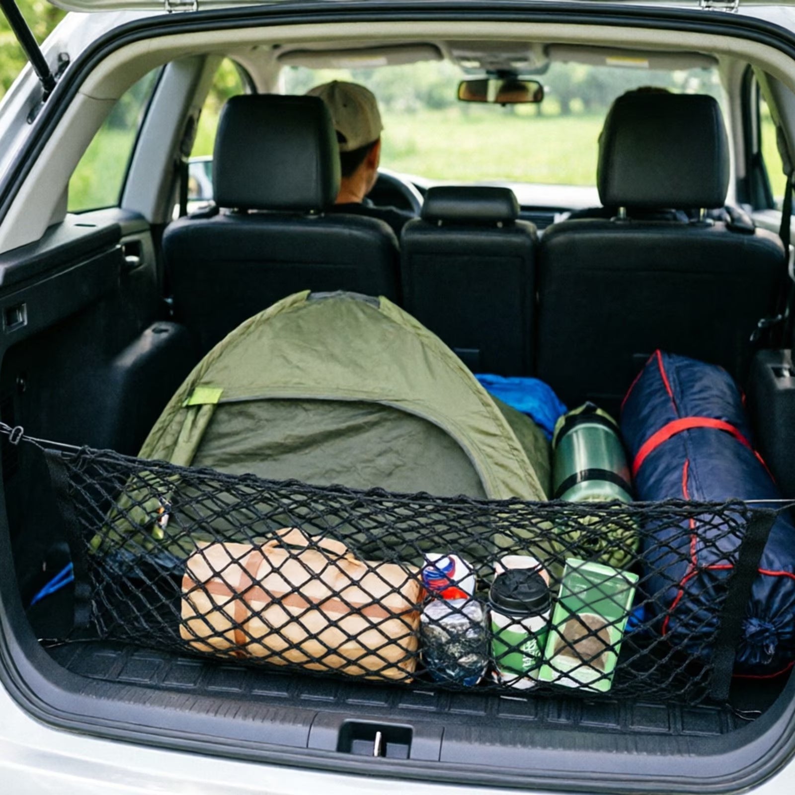Maximize Your Space with Our Universal Elastic Car Trunk Organizer Net – Perfect for SUVs, Trucks, and All Vehicles!
