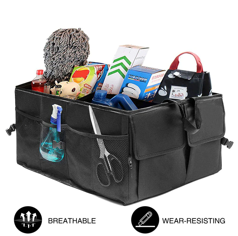 Ultimate Trunk Cargo Organizer - Folding Storage Bin for Cars, Trucks & SUVs - 40L Capacity