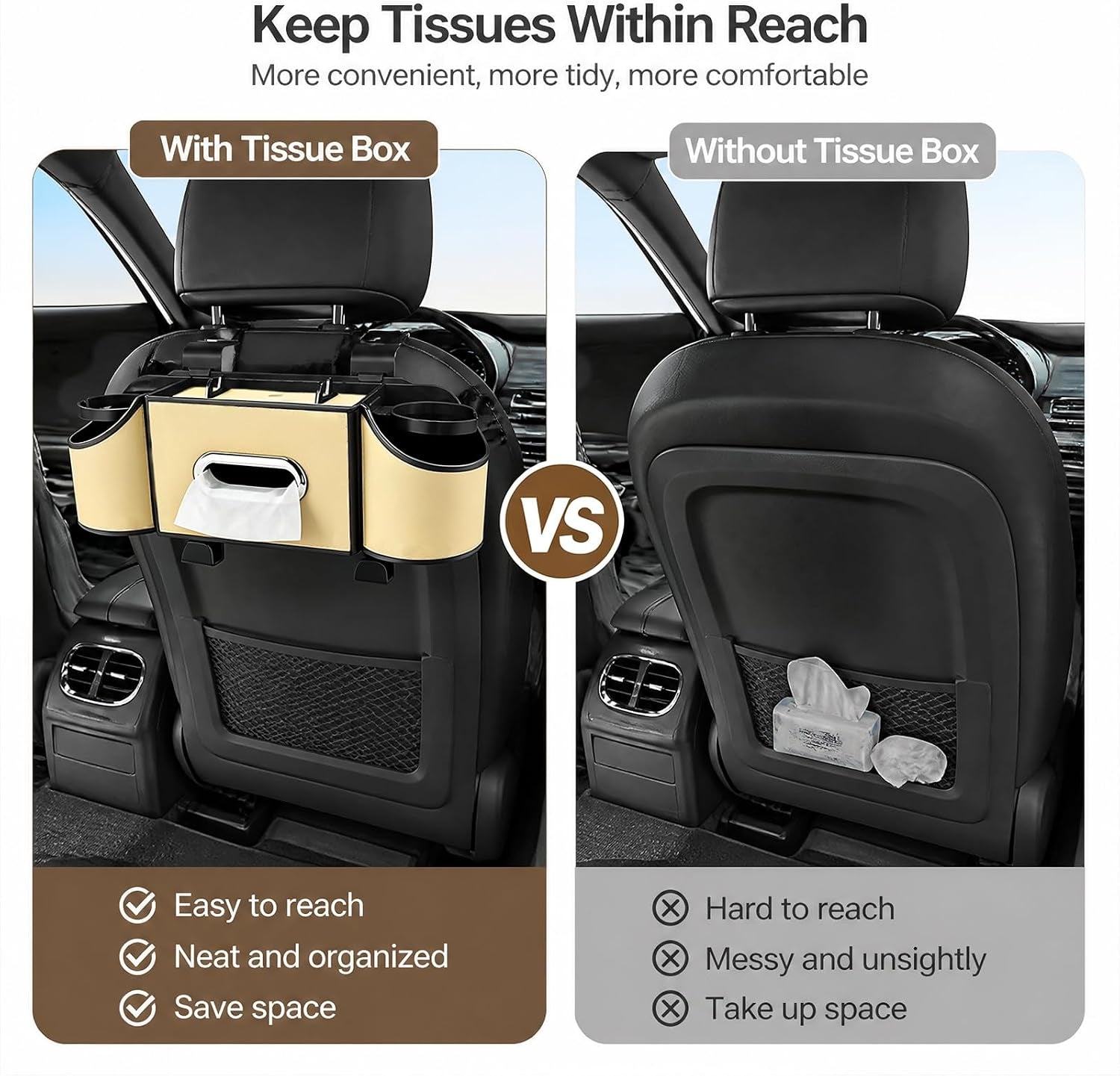 Transform Your Travel Experience with the 4-In-1 Multi-Pocket Car Organizer – Ultimate Back Seat Storage Solution for Every Journey